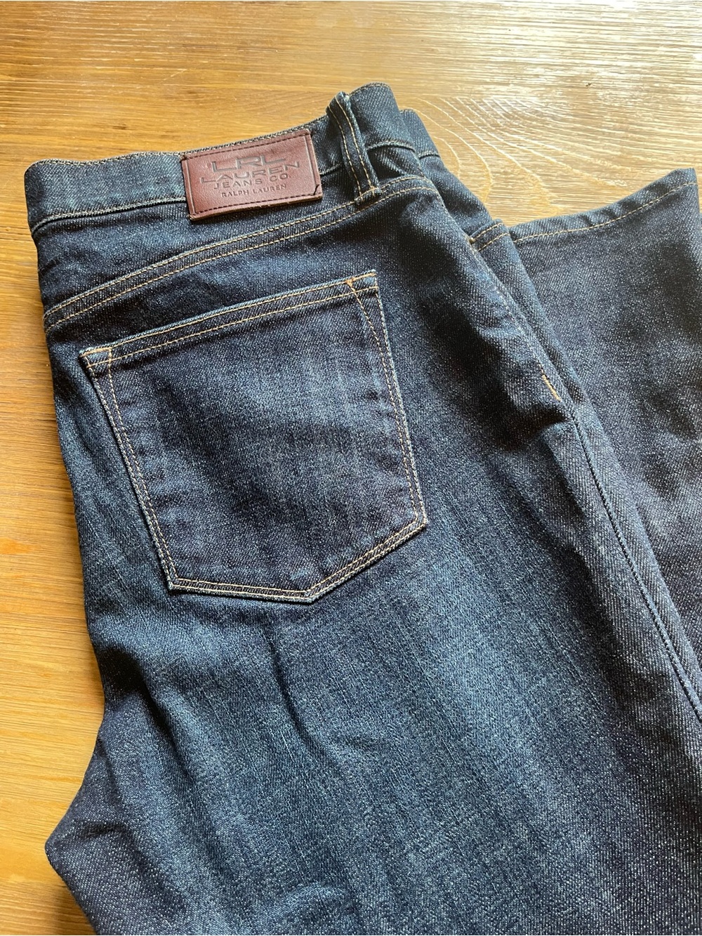 Ralph Lauren Classic Bootcut Dark Wash Jeans Womans